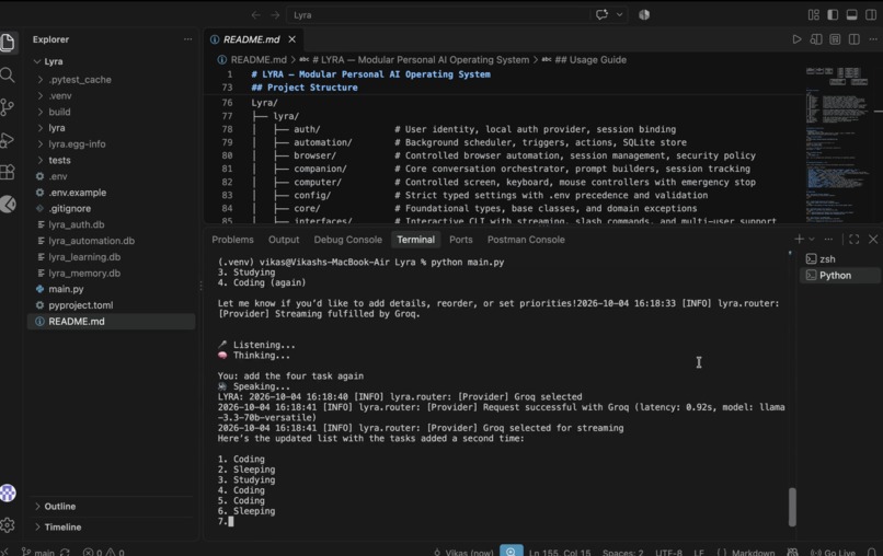 LYRA — Multimodal Autonomous AI Mentor – screenshot 1