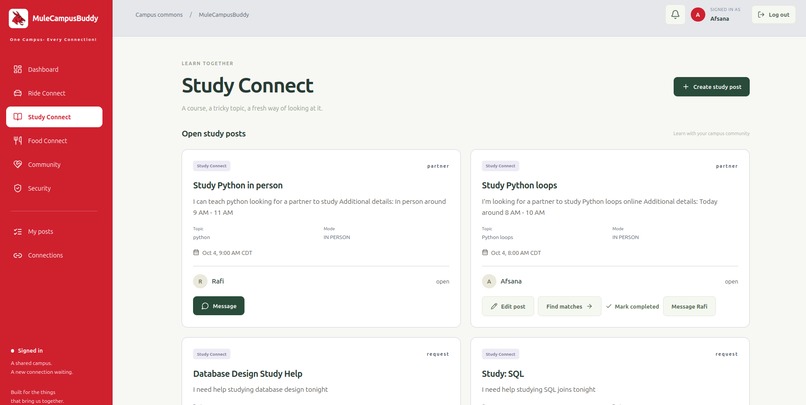 MuleCampusBuddy – screenshot 4