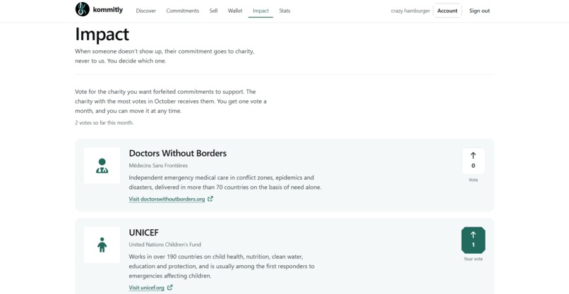 Kommitly – screenshot 4