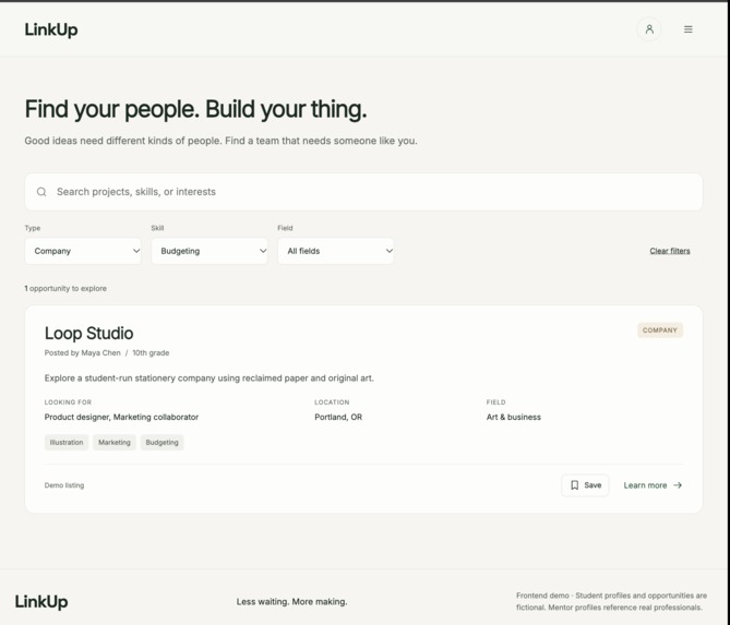 LinkUp – screenshot 3