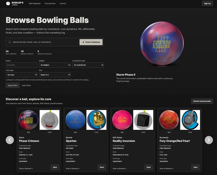 Bowler's Journal – screenshot 4