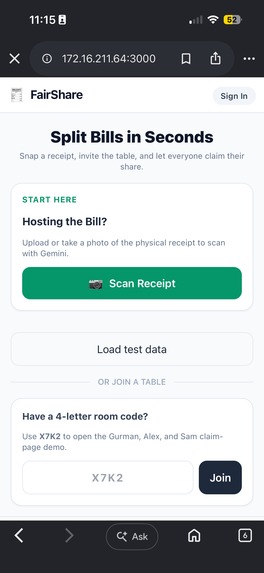 FairShare – screenshot 1