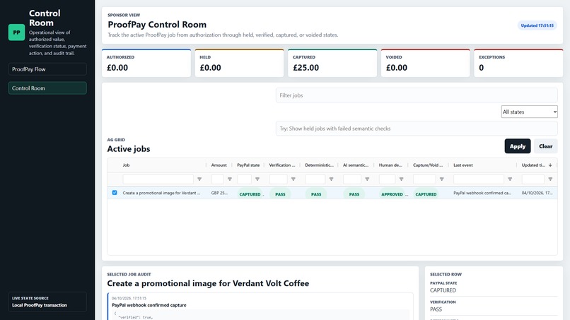 ProofPay – screenshot 1