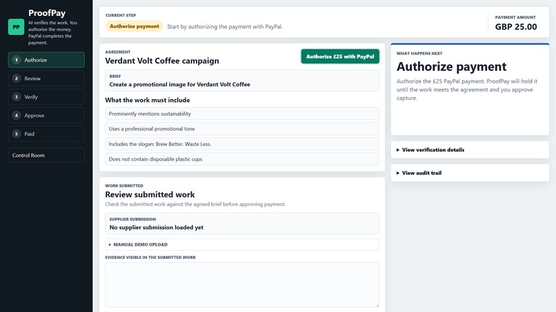ProofPay – screenshot 3