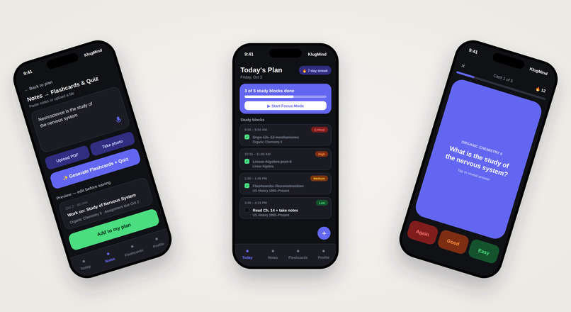 KlugMind – screenshot 1
