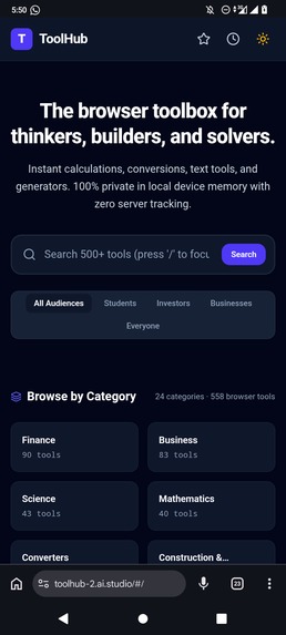 ToolHub: 500+ Free Tools in One Search Box – screenshot 4