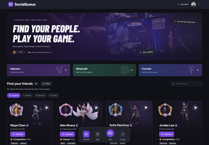 SocialQueue – screenshot 2