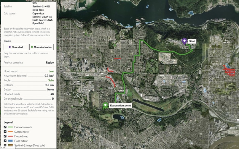 SATRELIEF – screenshot 1