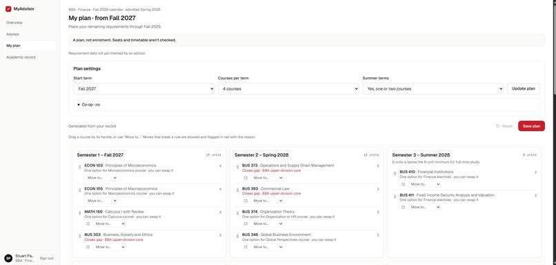 myAdvisor – screenshot 3
