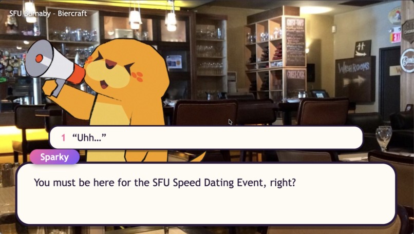 Love Surge: An SFU Dating Sim – screenshot 2