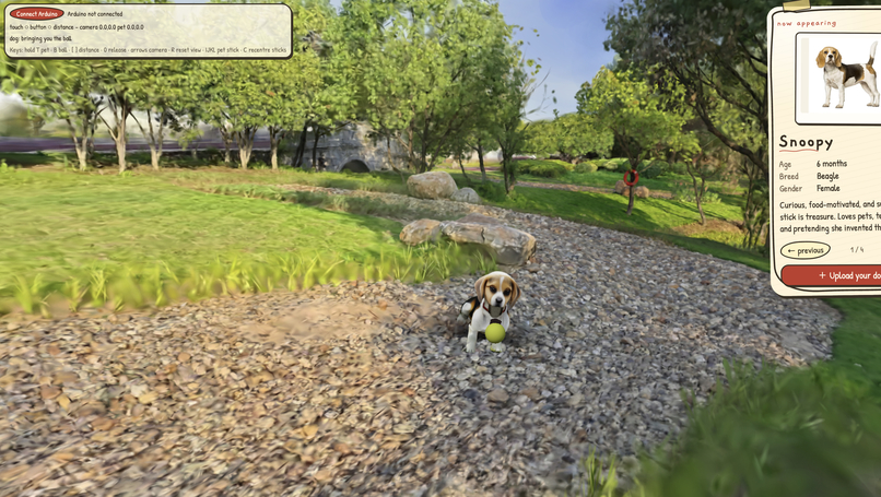 DAWGS: Animated with Gaussian Splat – screenshot 2