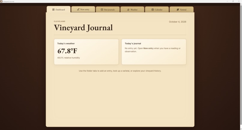 Vineyard Journal – screenshot 2