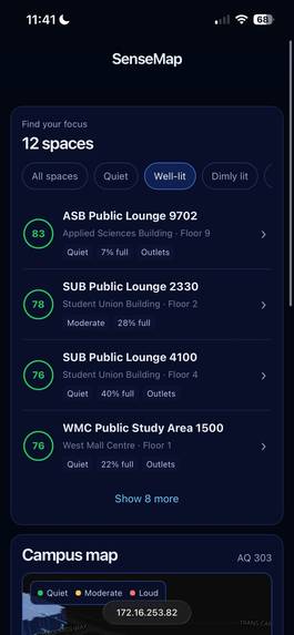 Sensemap – screenshot 4