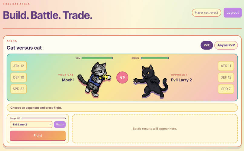 Pixel Cat Arena – screenshot 2
