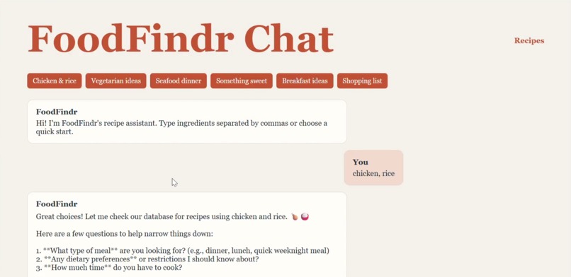 FoodFindr – screenshot 4