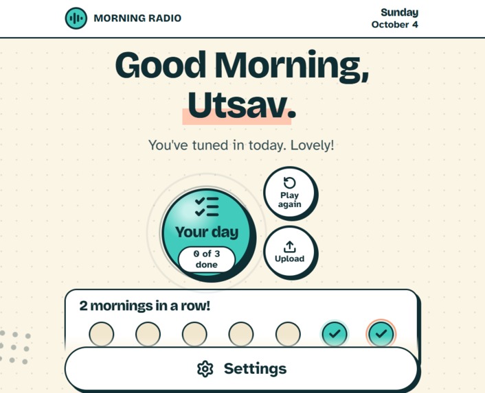 Morning Radio – screenshot 1
