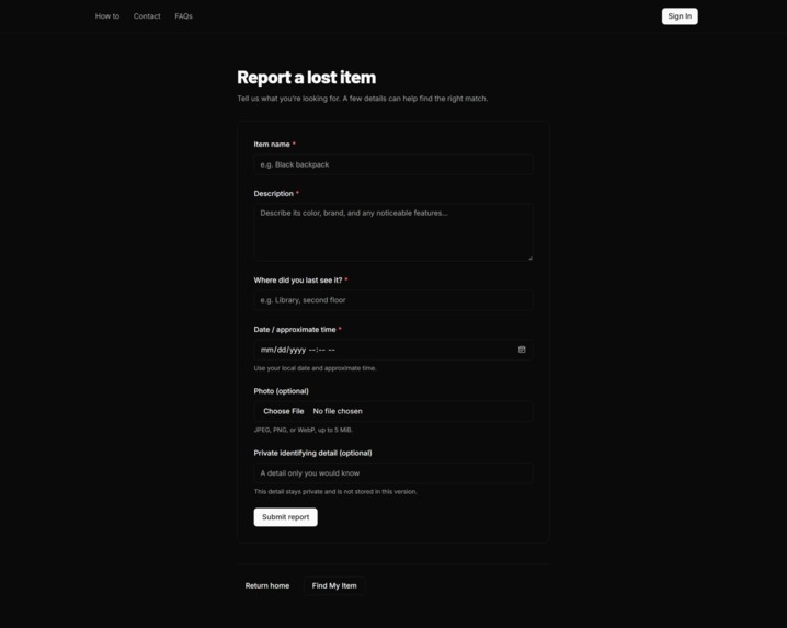 LostLens – screenshot 2
