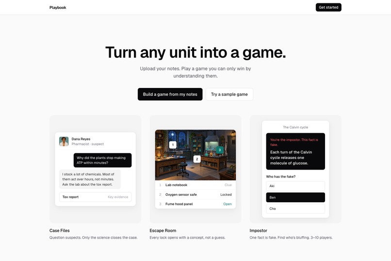 Playbook – screenshot 3