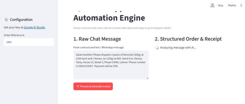 Chat2Invoice – screenshot 3