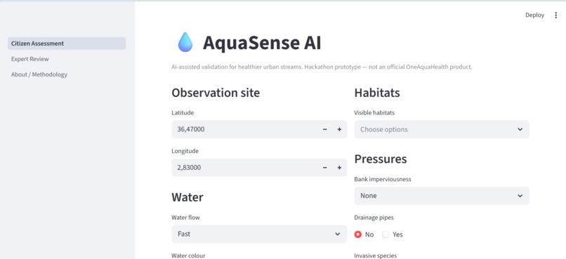 AquaSense AI – screenshot 1