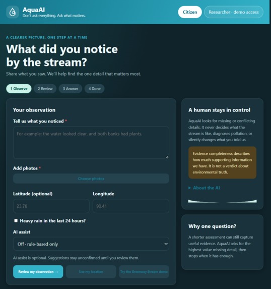 AquaAI – screenshot 1