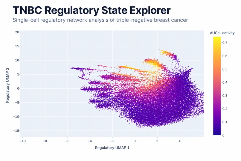 TNBC Regulatory State Explorer – screenshot 1