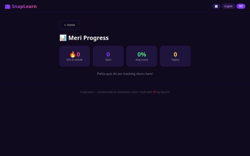 SnapLearn — Multimodal AI Study Buddy – screenshot 4