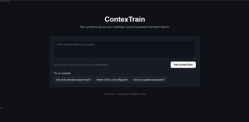 ContexTrain – screenshot 1