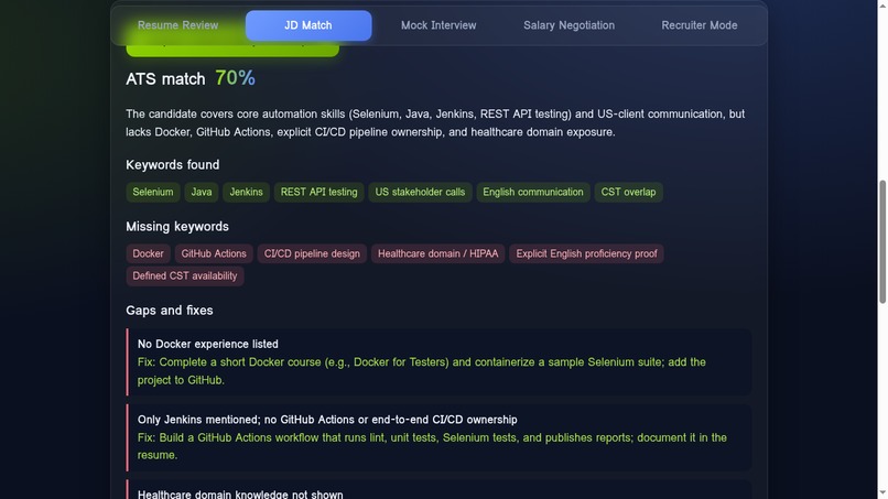MockRep – screenshot 3