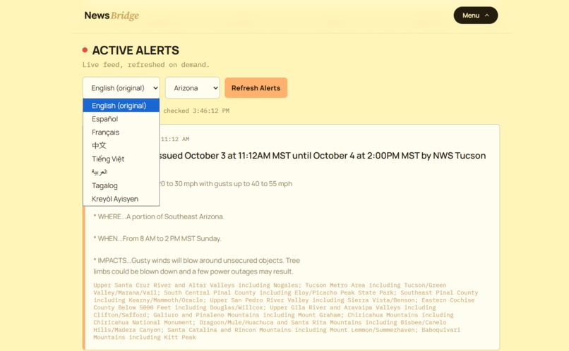 NewsBridge – screenshot 3