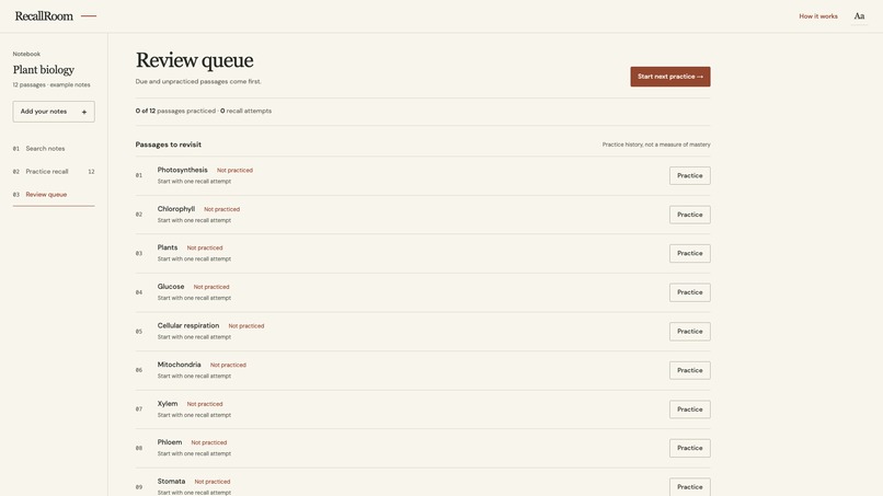 RecallRoom – screenshot 2