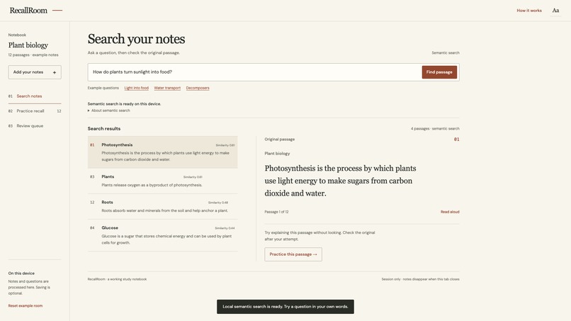 RecallRoom – screenshot 3