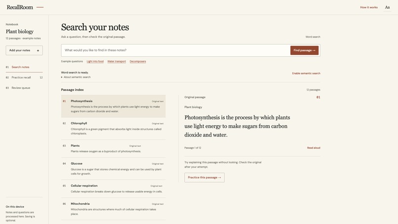 RecallRoom – screenshot 4