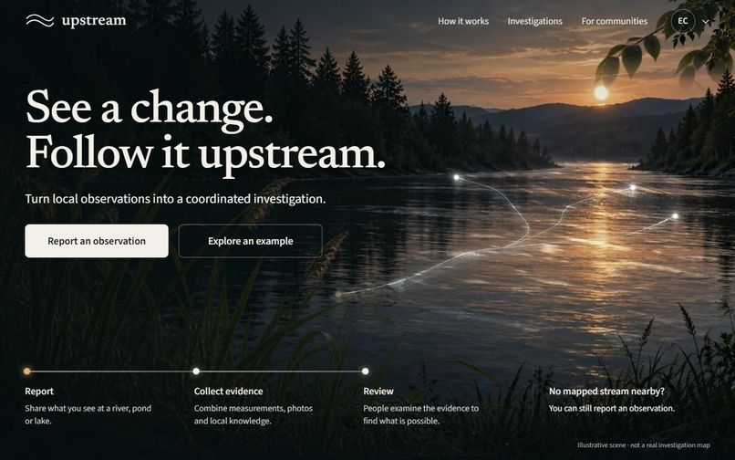 Upstream – screenshot 1