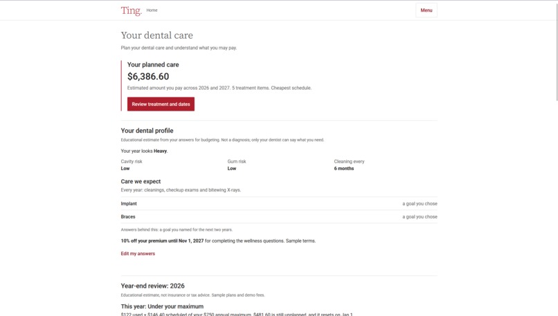 Ting – screenshot 2