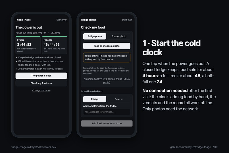 Fridge Triage – screenshot 1