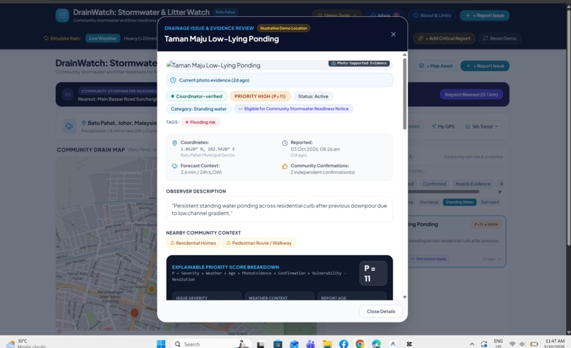 DrainWatch: Stormwater & Litter Watch – screenshot 3