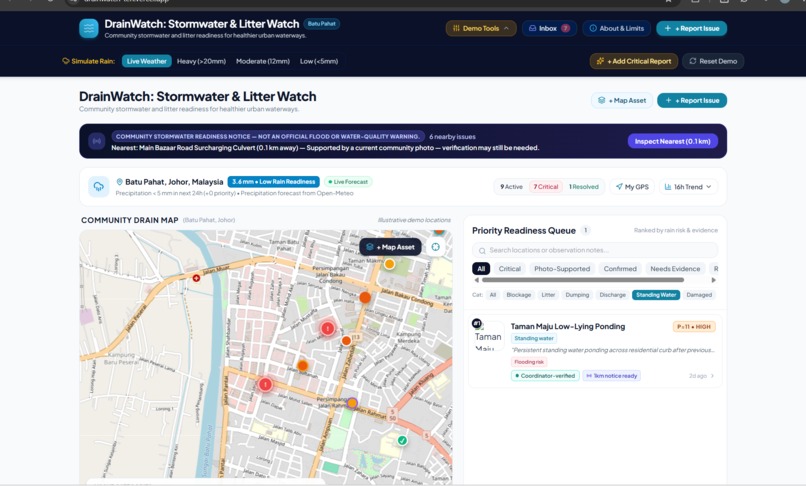 DrainWatch: Stormwater & Litter Watch – screenshot 8