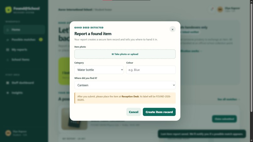 FOUND@SCHOOL – screenshot 4