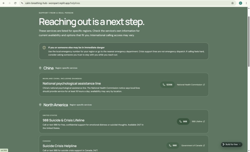 Calm Breathing Hub – screenshot 3