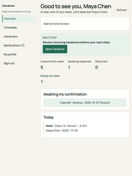 Handover – screenshot 3