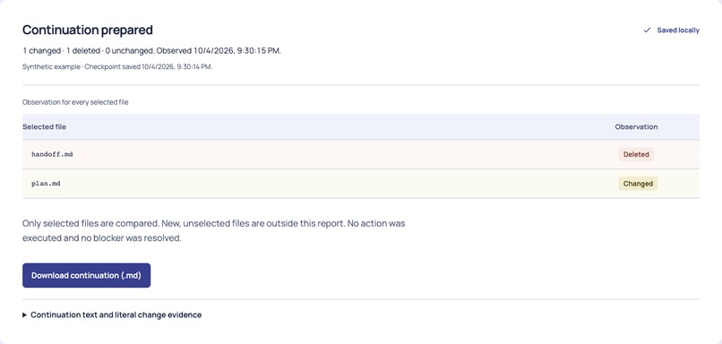 Interrupted Work Resumer – screenshot 1