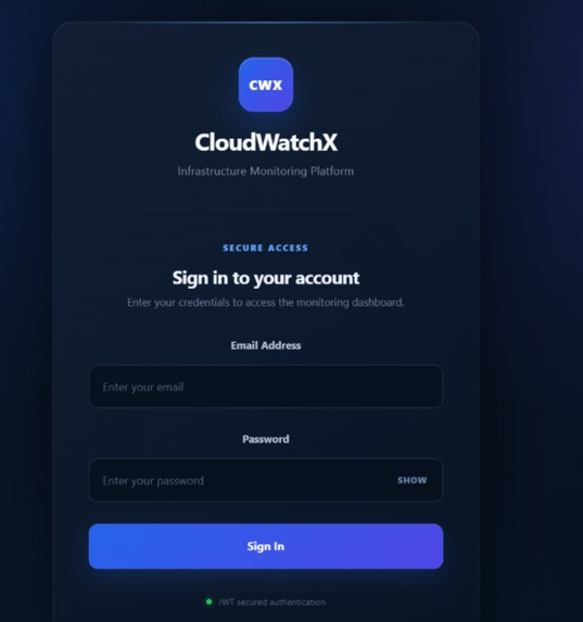 CloudWatchX – screenshot 1