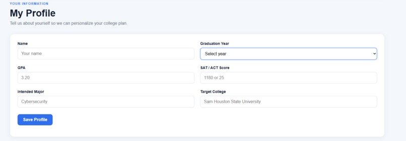 AI College Navigator – screenshot 2