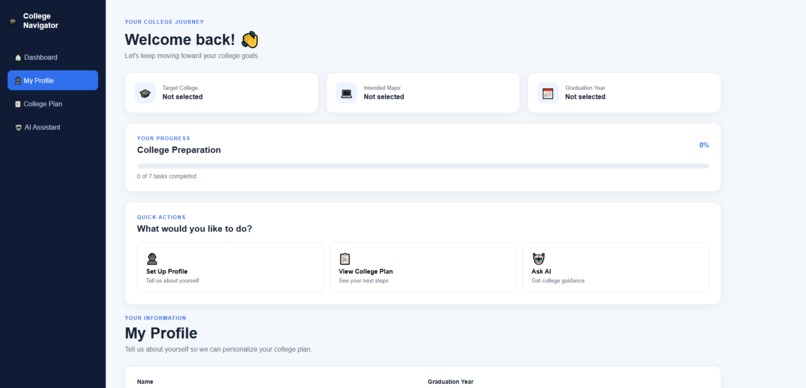AI College Navigator – screenshot 3