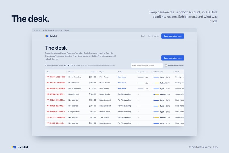 Exhibit – screenshot 4