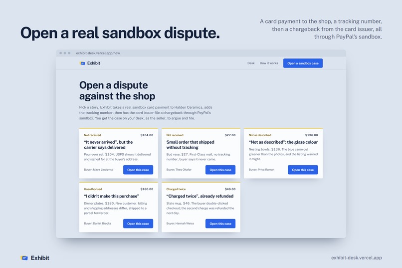 Exhibit – screenshot 5