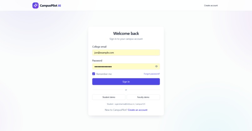 CampusPilot_AI – screenshot 2