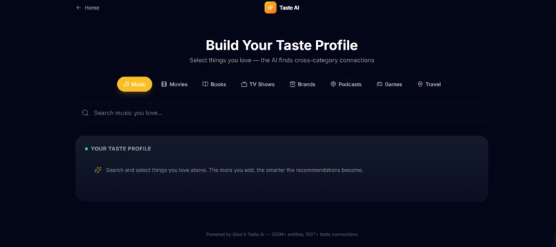 TastePilot AI – screenshot 2