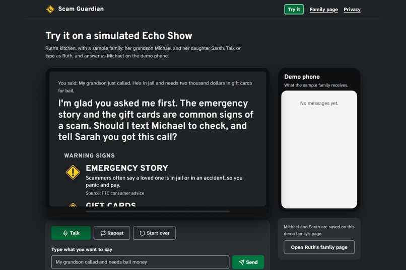 Scam Guardian for Alexa+ – screenshot 5